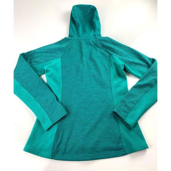 The North Face Castle Crag Hooded Full Zip Jacket Womens Small Green BP0243 - Picture 3 of 9